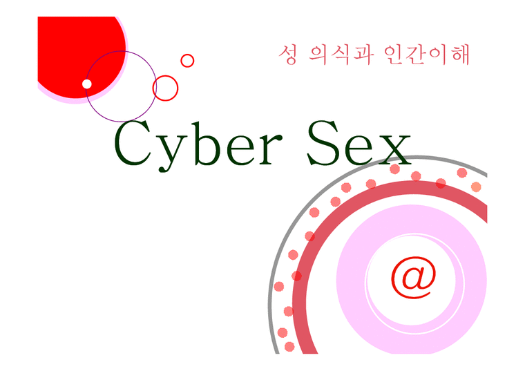 사이버섹스의매커니즘 사이버문화 성문화 성의식-1페이지