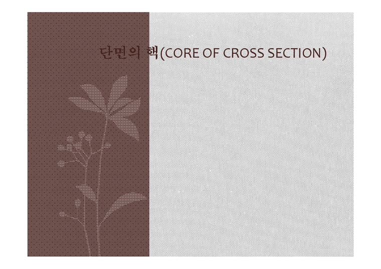 응용역학 실험 - 단면의 핵(Core of Cross Section)-1페이지