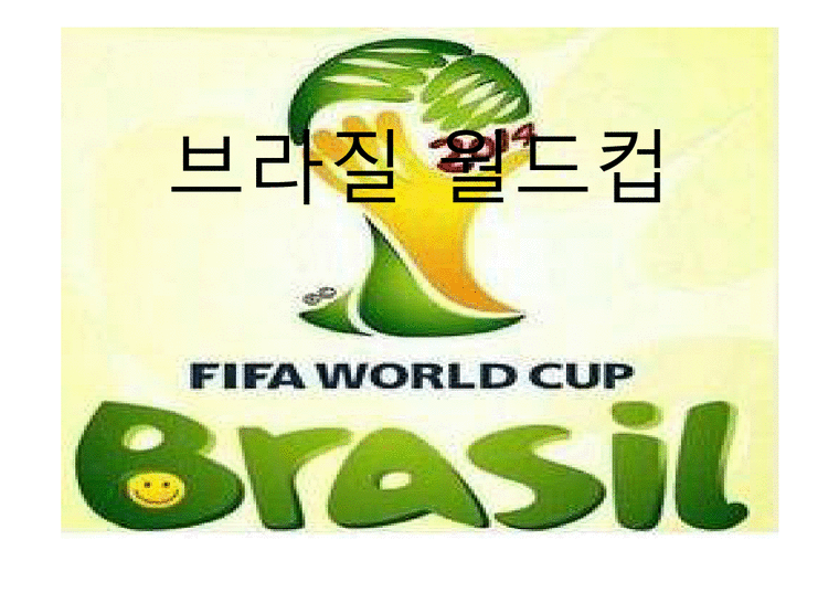 월드컵조사 - 브라질 월드컵에 대해서-1페이지