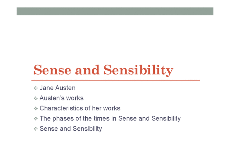 Sense and Sensibility 작품 연구(영문)-3페이지