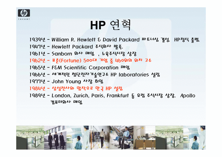 다국적기업전략론  컴퓨터업계의 다국적기업 `HP`-2페이지