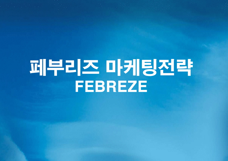 페부리즈 마케팅전략 FEBREZE-1페이지