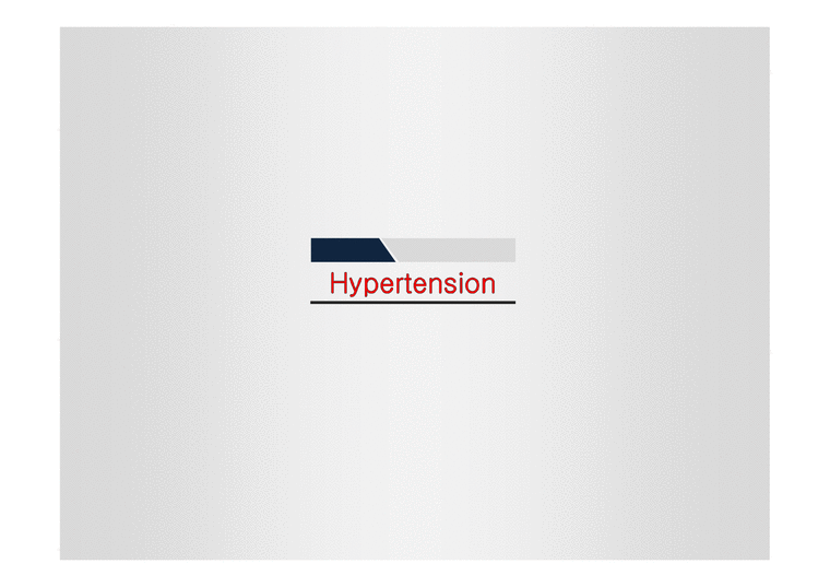 Hypertension SOAP note - 의약학