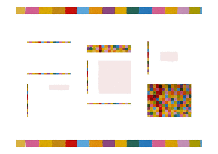 다양한 색상패턴 색채 깔끔한디자인 예쁜 심플한 색깔 미술 배경파워포인트 PowerPoint PPT 프레젠테이션-2페이지