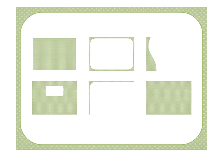 초록색 땡땡이무늬 피피티양식 깔끔한 심플한 예쁜 동그라미 배경파워포인트 PowerPoint PPT 프레젠테이션-2페이지