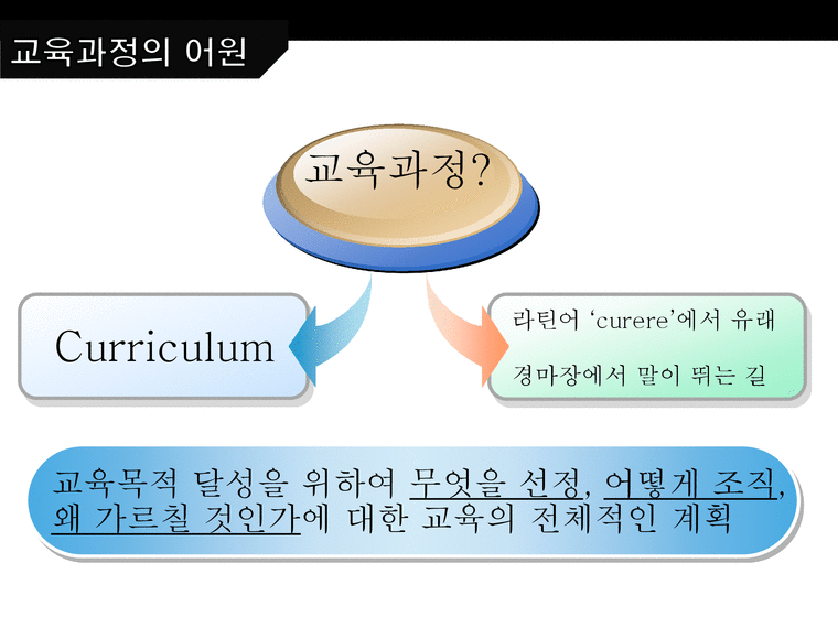 한국의 교육과정과 외국의 교육과정 교육과정 정의 교육과정 유형 국내 교육과정-3페이지