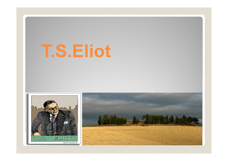 TSEliot 레포트-1페이지