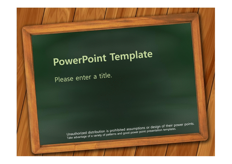 칠판 수업 교육 강의 학교 보드 발표 심플한 깔끔한 배경파워포인트 PowerPoint PPT 프레젠테이션-1페이지