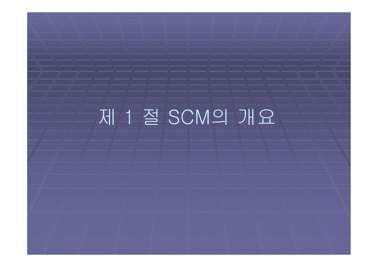 공급체인 관리 SCM-2페이지