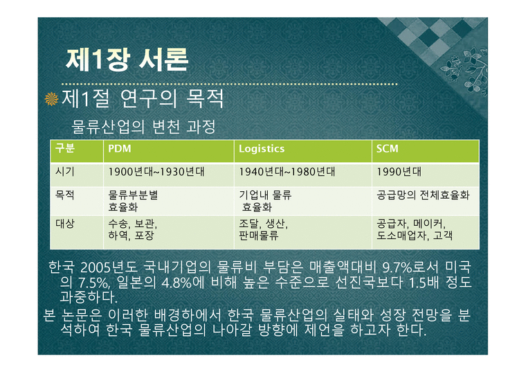 한국 물류산업의 발전방안-3페이지