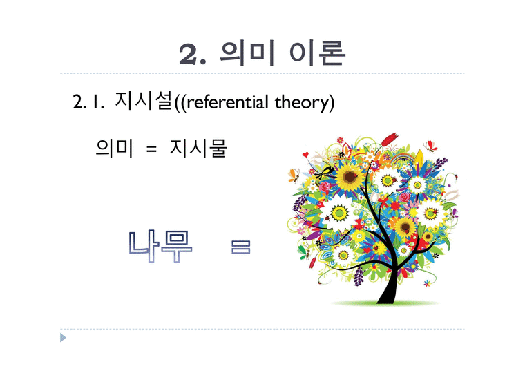 의미와 의미 이론 - 사회과학