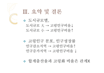 한국인 구고령화의지역적전개양상-19페이지