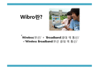 미디어산업론  와이브로 Wibro(Mobile Wimax) 산업에 대한 이해 및 향후 과제 연구25235-5페이지