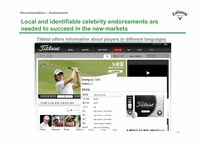 국제경영  Callaway Golf Company 켈러웨이 골프 마케팅 전략(영문)-20페이지