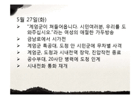 광주민주화 운동의 배경과 과정 및 한국 민주화에 끼친 영향-17페이지