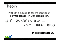 화학공학  산화 환원 적정 실험(Oxidation-Reduction Titration)(영문)-14페이지