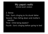 영미시개론  My papa`s waltz-5페이지