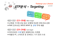 마케팅  아이리버의 마케팅 전략분석-SWOT  STP  4P분석-13페이지