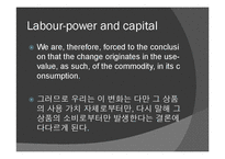 사회학 고전강독  Karl Marx - Labour Power and Capital(칼 마르크스의 임금노동과 자본)-11페이지