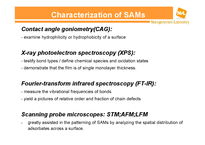 고체화학  SAMs(Self-assembled monolayers  자기조립 단분자막)-11페이지