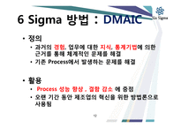 6SIGMA 식스 시그마 개념 및 이해  사례 - LG-12페이지