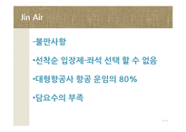 운영전략  Jet Blue & Jin Air 저가 항공사의 고객 만족 경영 사례 연구-16페이지