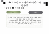 인문학  `아이리스` 소설과 드라마 비교 분석-20페이지