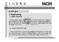MCM 성주그룹 MCM경영 마케팅 브랜드 브랜드마케팅 기업 서비스마케팅 글로벌 경영 시장 사례 swot stp-18페이지