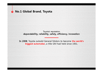 TOYOTA 도요타 도요타마케팅 도요타기업분석 영문마케팅 영어마케팅-13페이지