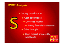 맥도날드 SWOT 분석(영문)-5페이지