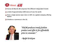 H&M의 국제 마케팅(영문)-5페이지