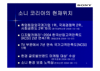 국제경영전략  SONY KOREA 소니코리아 전략분석-5페이지