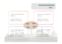 빌딩 도시 건축 조경 비즈니스 회사 배경파워포인트 PowerPoint PPT 프레젠테이션-6페이지
