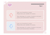 꽃 하트 사랑 따뜻한 예쁜 심플한 보라색하트 배경파워포인트 PowerPoint PPT 프레젠테이션-9페이지