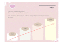 꽃 하트 사랑 따뜻한 예쁜 심플한 보라색하트 배경파워포인트 PowerPoint PPT 프레젠테이션-10페이지