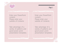 꽃 하트 사랑 따뜻한 예쁜 심플한 보라색하트 배경파워포인트 PowerPoint PPT 프레젠테이션-13페이지