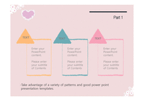 꽃 하트 사랑 따뜻한 예쁜 심플한 보라색하트 배경파워포인트 PowerPoint PPT 프레젠테이션-18페이지
