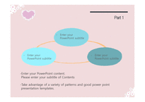 꽃 하트 사랑 따뜻한 예쁜 심플한 보라색하트 배경파워포인트 PowerPoint PPT 프레젠테이션-19페이지