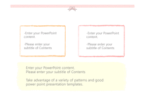 분홍색 리본 파스텔톤 선물포장지 예쁜 깔끔한 심플한 배경파워포인트 PowerPoint PPT 프레젠테이션-8페이지
